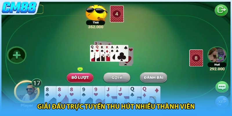 Giải đấu trực tuyến thu hút nhiều thành viên